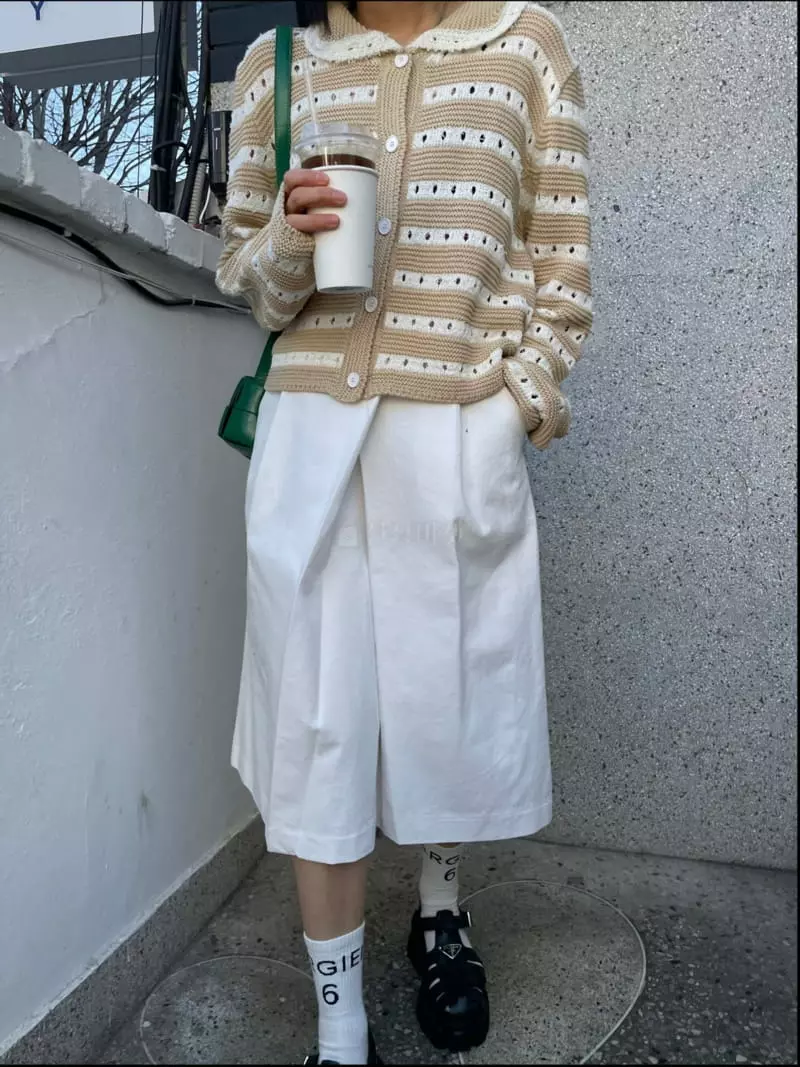 Kare - Korean Women Fashion - #shopsmall - Miu Collar Knit Cardigan