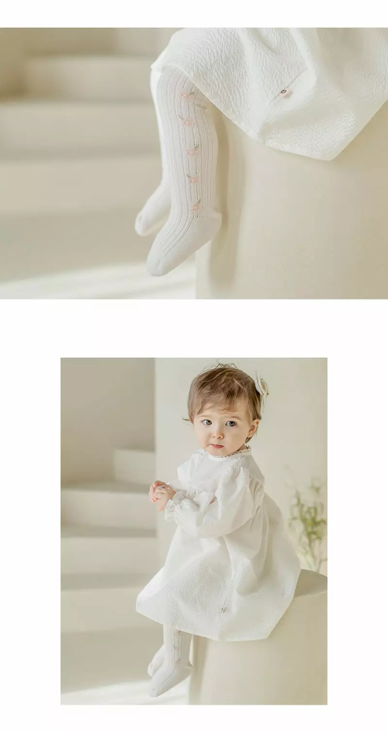 Kids Clara - Korean Baby Fashion - #babyboutique - Flana Baby Tights [set of 5] - 3