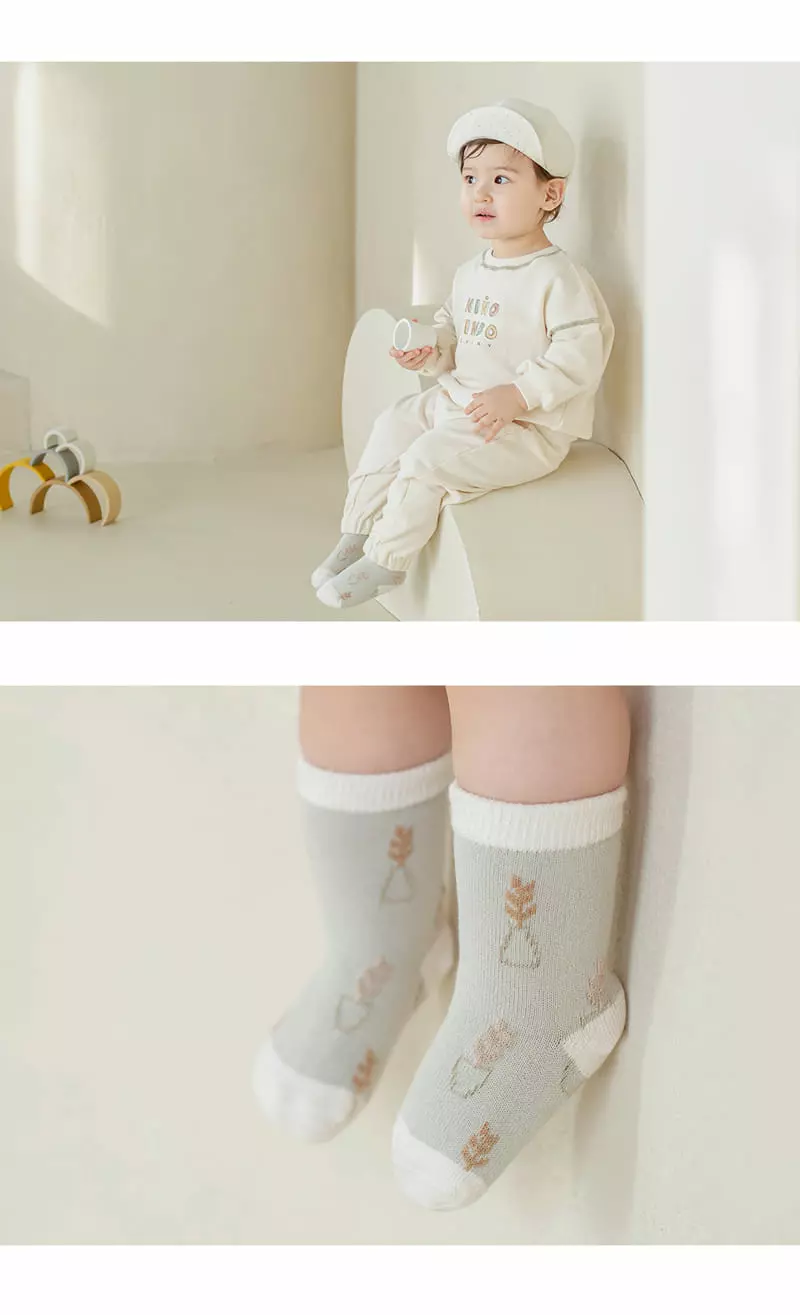 Kids Clara - Korean Baby Fashion - #babyboutiqueclothing - Henry Baby Socks [set of 5] - 3