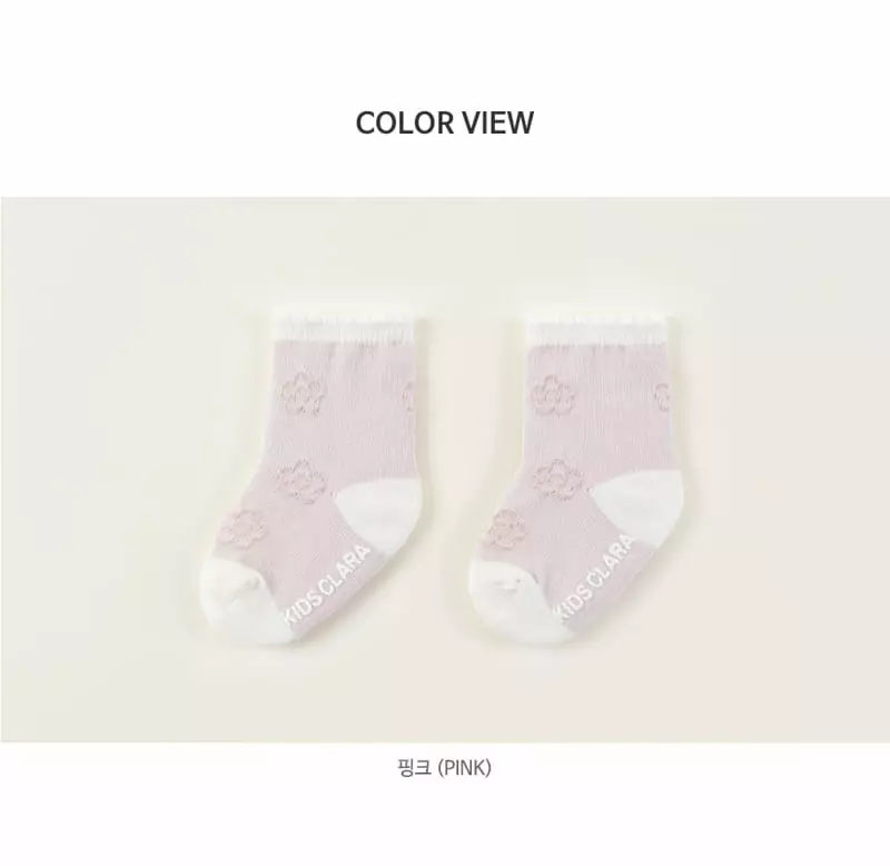 Kids Clara - Korean Baby Fashion - #babyoninstagram - Riley Flower Baby Socks [set of 5] - 6