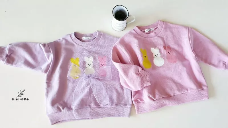 Kikimora - Korean Children Fashion - #Kfashion4kids - Candy Rabbit Sweatshirt - 3
