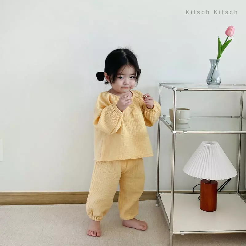 Kitsch Kitsch - Korean Children Fashion - #childofig - Pastel Spring Bear Top Bottom Set - 9