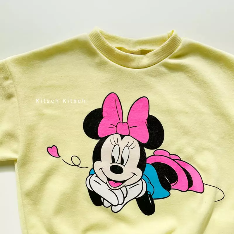 Kitsch Kitsch - Korean Children Fashion - #childofig - Disney Look Only Me Mickey Top Skirt Set - 5