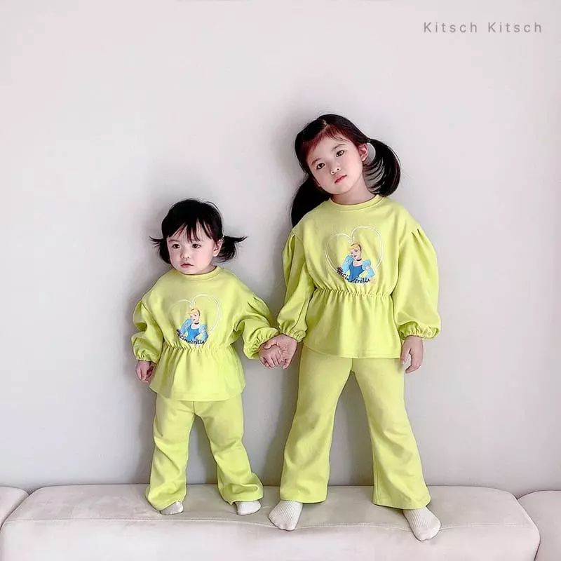 Kitsch Kitsch - Korean Children Fashion - #designkidswear - Disney Princess Top Bottom Set - 12