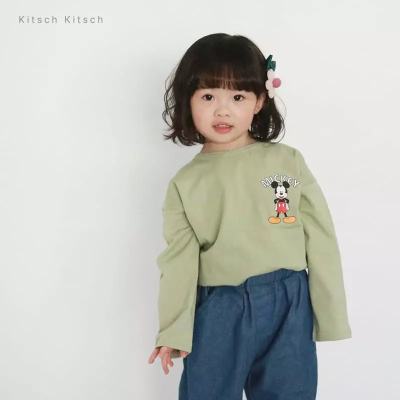 Kitsch Kitsch - Korean Children Fashion - #designkidswear - Disney Mickey Long Sleeves Tee - 9