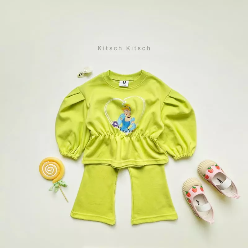Kitsch Kitsch - Korean Children Fashion - #kidzfashiontrend - Disney Princess Top Bottom Set