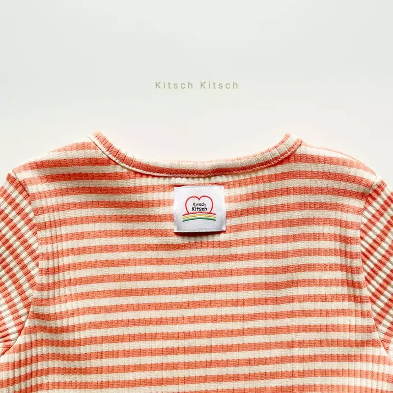 Kitsch Kitsch - Korean Children Fashion - #magicofchildhood - Stripes Rib Easywear - 5