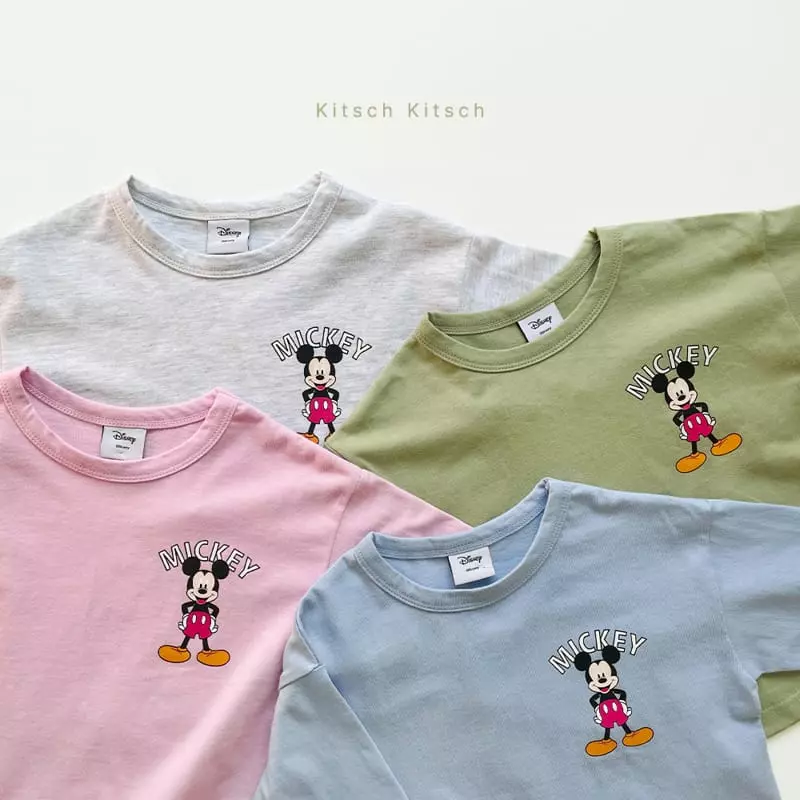 Kitsch Kitsch - Korean Children Fashion - #minifashionista - Disney Mickey Long Sleeves Tee - 2