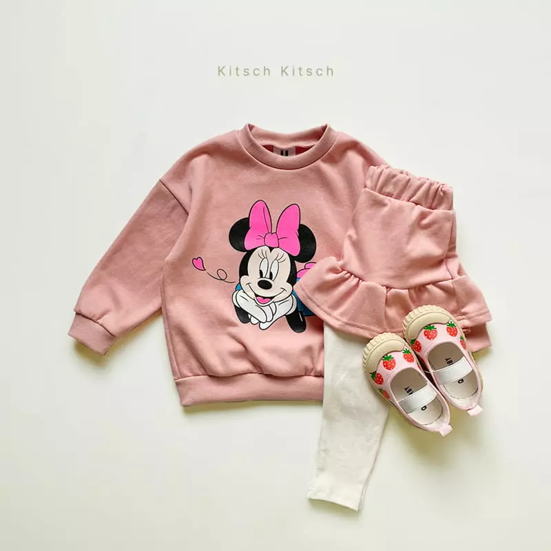 Kitsch Kitsch - Korean Children Fashion - #prettylittlegirls - Disney Look Only Me Mickey Top Skirt Set