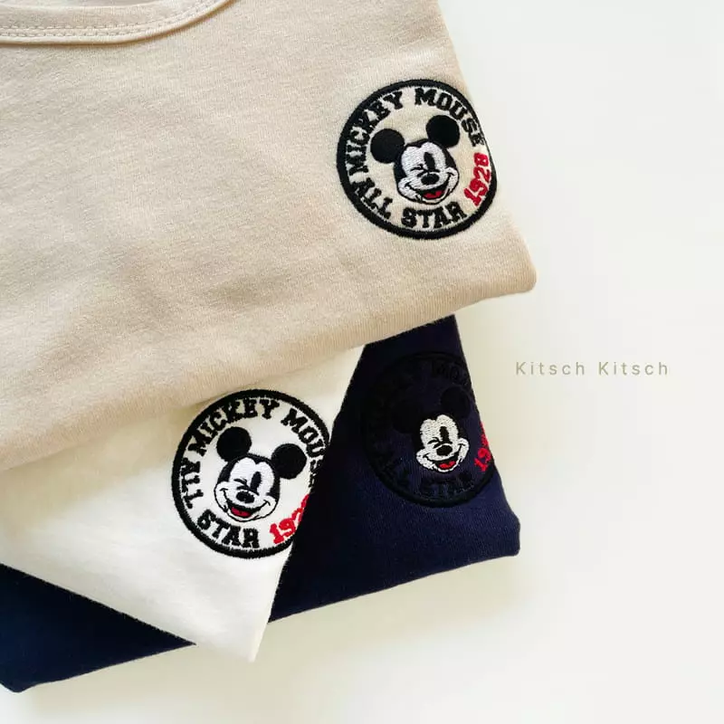 Kitsch Kitsch - Korean Children Fashion - #prettylittlegirls - Disney Mickey Long Sleeves Tee - 4