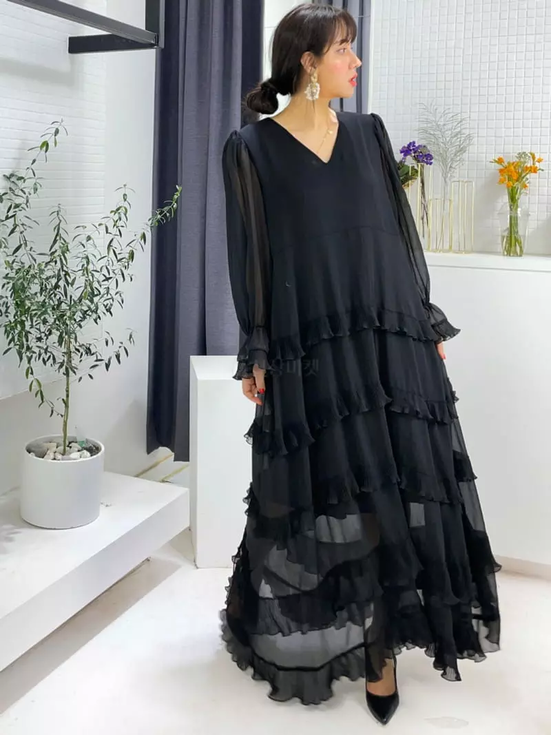 Kkonju - Korean Women Fashion - #momslook - Margot J One-piece - 3
