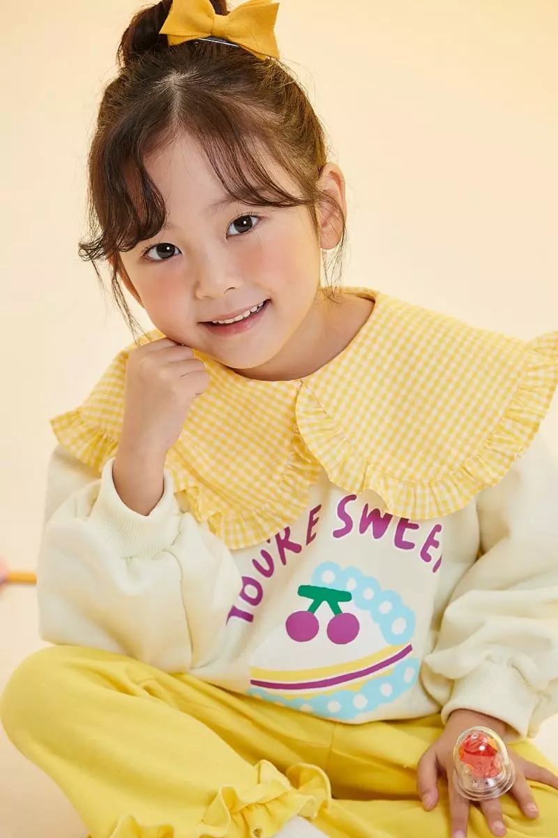 Kokoyarn - Korean Children Fashion - #Kfashion4kids - Sweet Collar Sweatshirt - 9