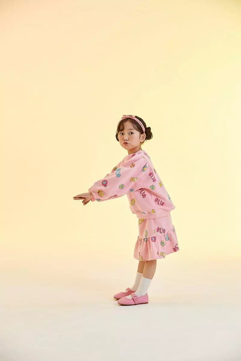 Kokoyarn - Korean Children Fashion - #Kfashion4kids - Candy Girl Top Bottom Set - 12