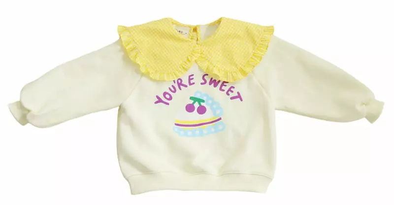 Kokoyarn - Korean Children Fashion - #childofig - Sweet Collar Sweatshirt