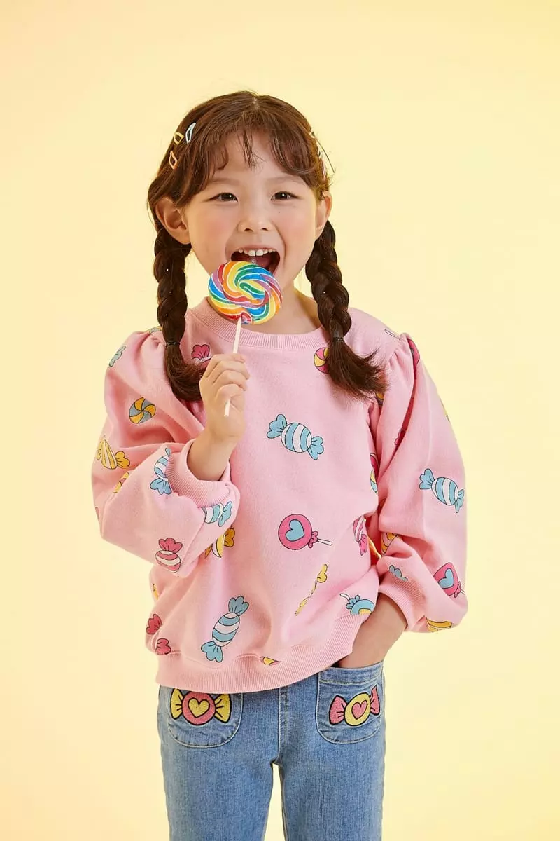 Kokoyarn - Korean Children Fashion - #stylishchildhood - Candy Girl Top Bottom Set - 4