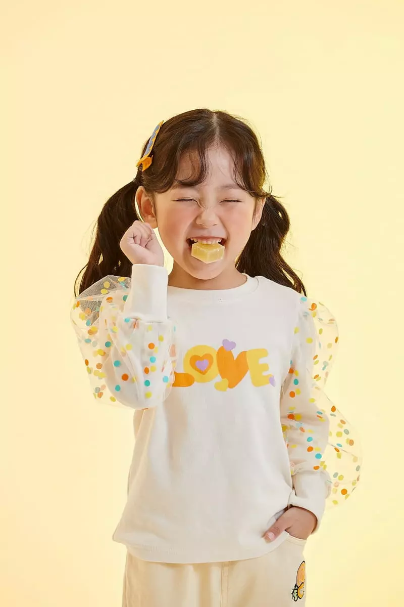 Kokoyarn - Korean Children Fashion - #childrensboutique - Love Pop Puff Tee - 6