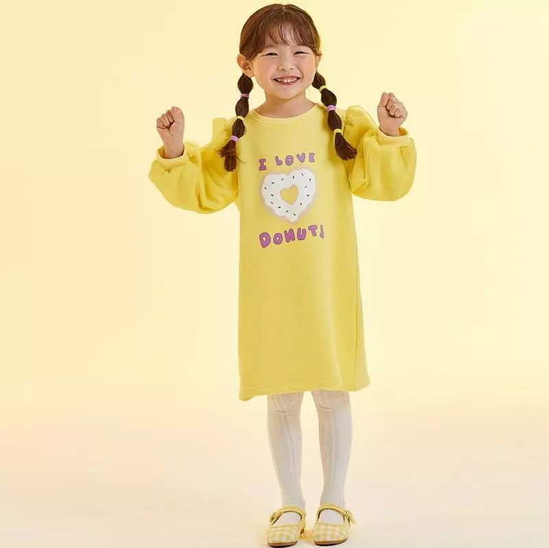 Kokoyarn - Korean Children Fashion - #childrensboutique - Dounut Terry One-piece - 3