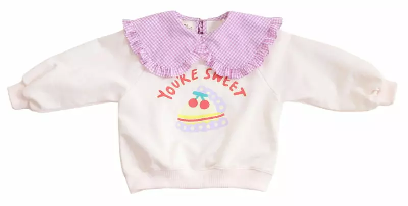Kokoyarn - Korean Children Fashion - #childrensboutique - Sweet Collar Sweatshirt - 2