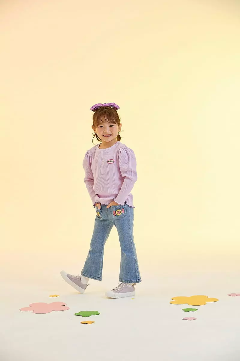 Kokoyarn - Korean Children Fashion - #childrensboutique - Bella Heart Jeans - 11
