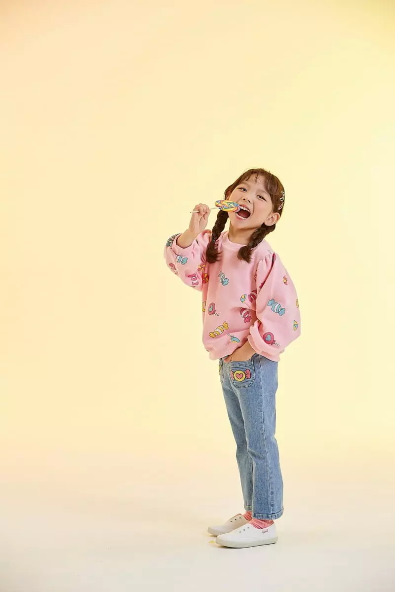 Kokoyarn - Korean Children Fashion - #childrensboutique - Candy Girl Top Bottom Set - 5