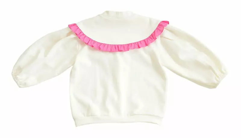 Kokoyarn - Korean Children Fashion - #discoveringself - Collar Frill Cardigan - 2