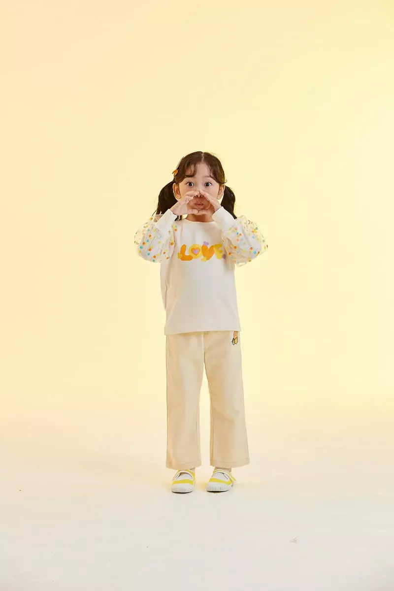 Kokoyarn - Korean Children Fashion - #discoveringself - Candy Girl Embroidery Pants - 8