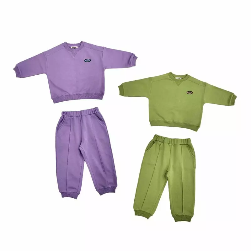 Kokoyarn - Korean Children Fashion - #discoveringself - Color Top Bottom Set - 3