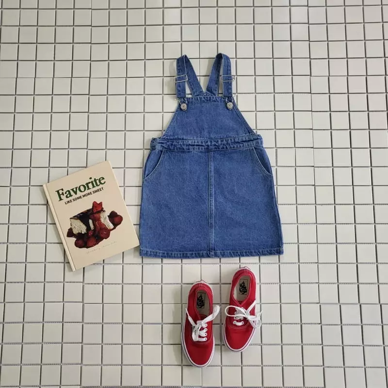Kokoyarn - Korean Children Fashion - #discoveringself - Denim Dungarees One-piece