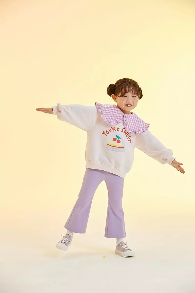 Kokoyarn - Korean Children Fashion - #fashionkids - Sweet Collar Sweatshirt - 5