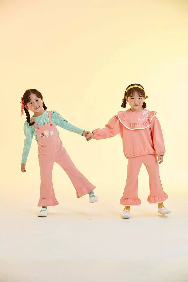 Kokoyarn - Korean Children Fashion - #fashionkids - Rolly Pop Dungarees Pants - 5