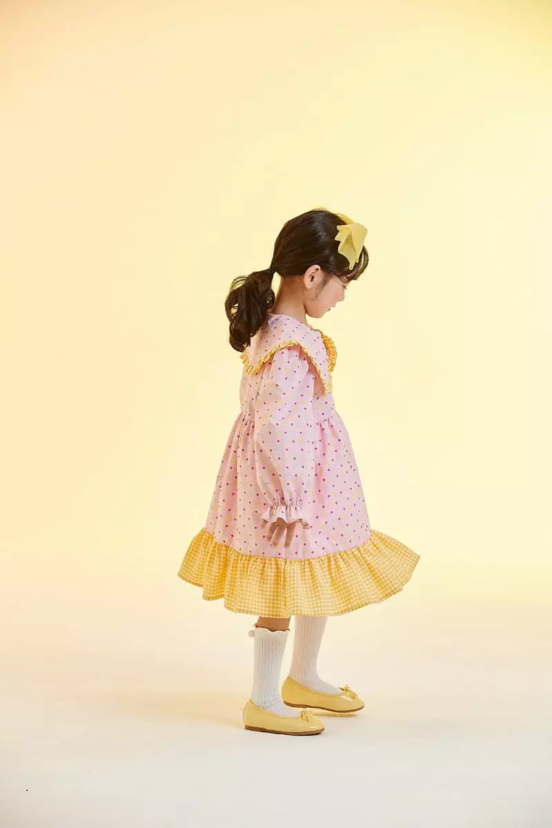 Kokoyarn - Korean Children Fashion - #discoveringself - Mini Candy Frill One-piece - 4