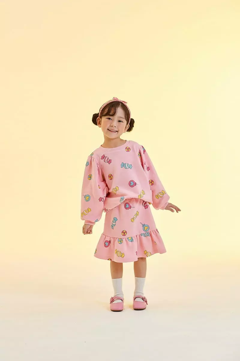 Kokoyarn - Korean Children Fashion - #kidsshorts - Candy Girl Top Bottom Set - 9