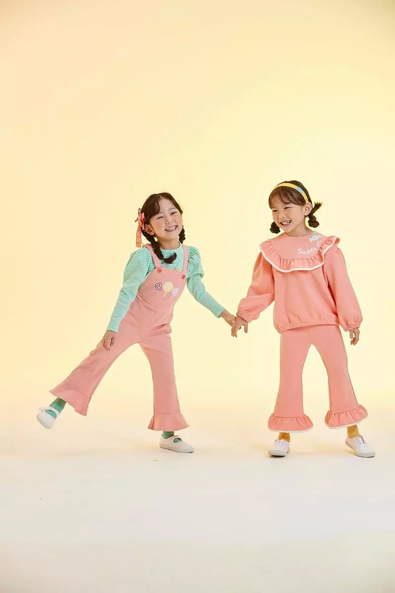 Kokoyarn - Korean Children Fashion - #kidsshorts - Rolly Pop Dungarees Pants - 6
