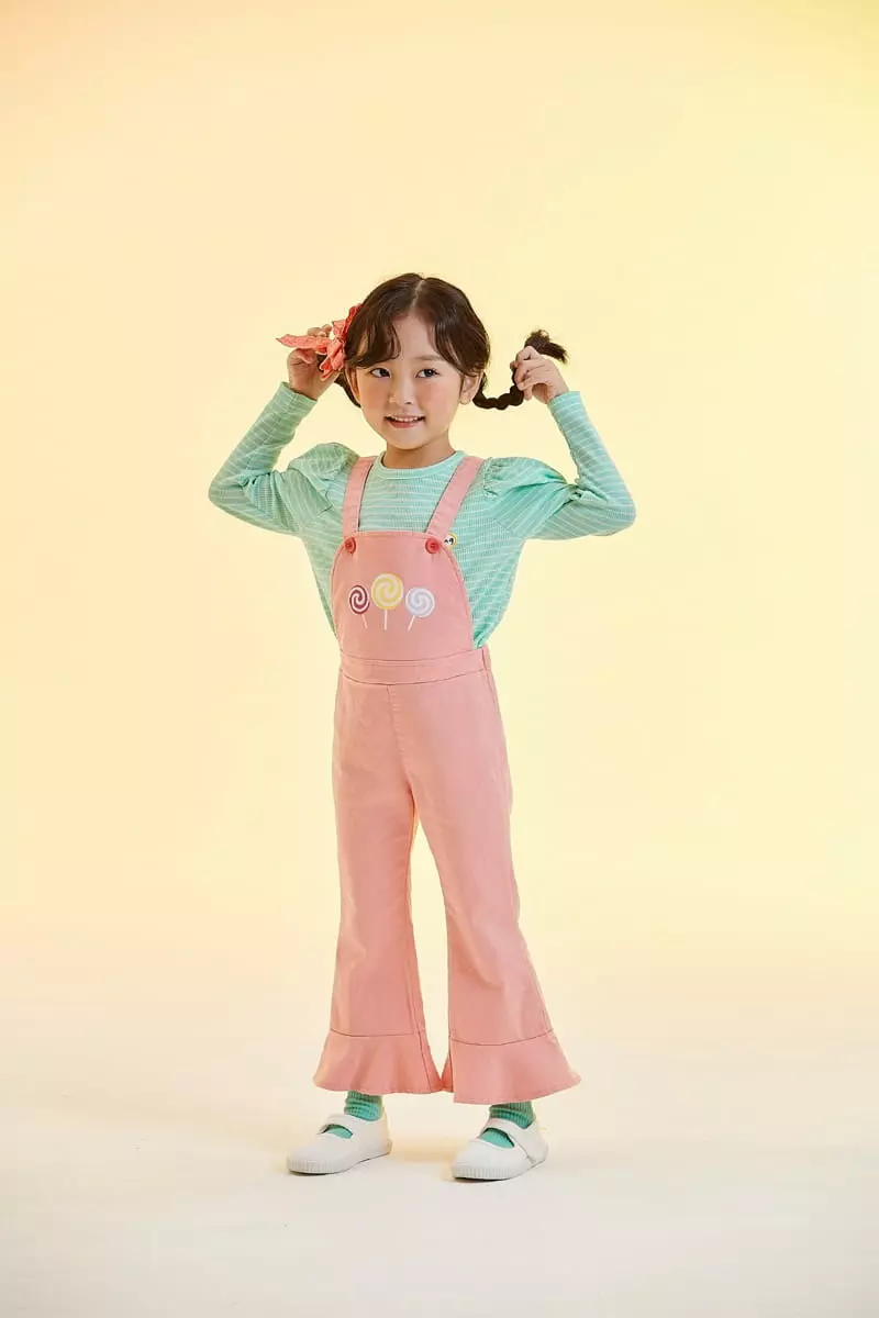 Kokoyarn - Korean Children Fashion - #kidsshorts - Stripes Puff Tee - 3