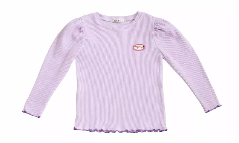 Kokoyarn - Korean Children Fashion - #kidsshorts - Rib Puff Tee - 2