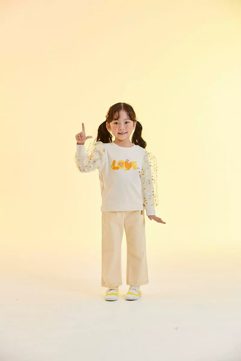 Kokoyarn - Korean Children Fashion - #kidsstore - Candy Girl Embroidery Pants - 11