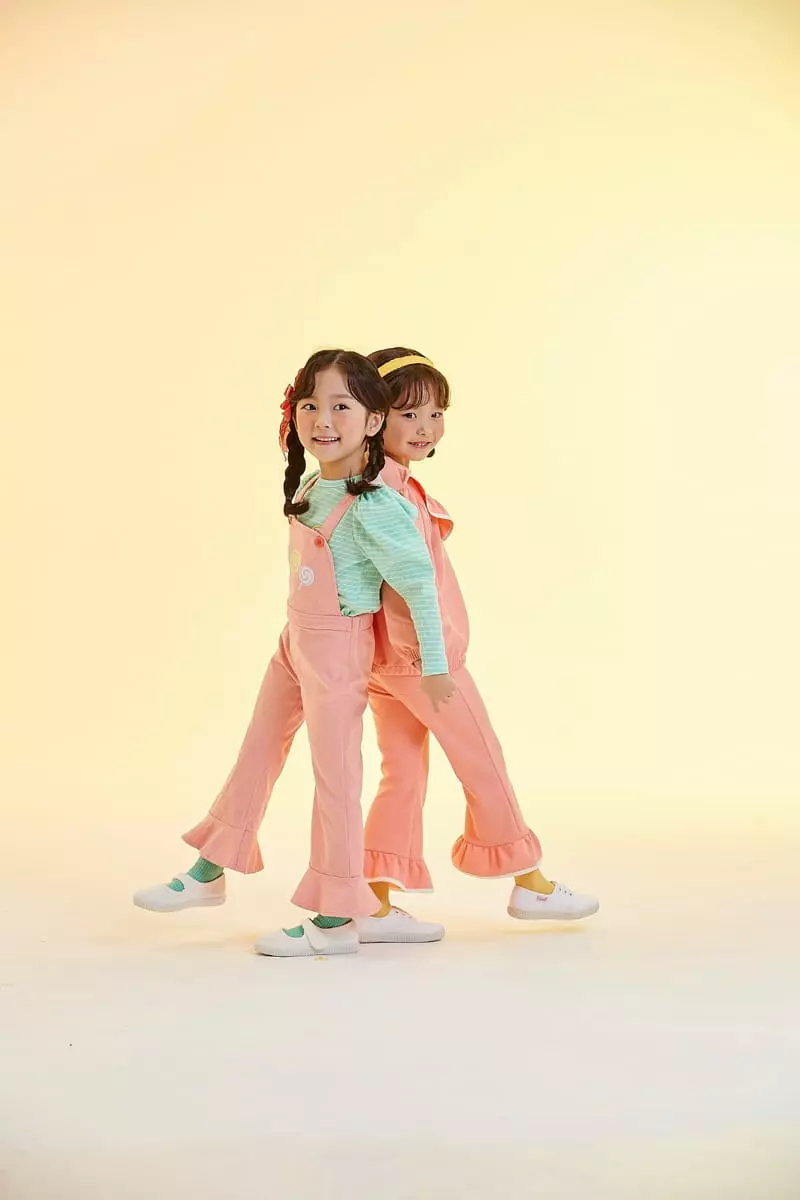 Kokoyarn - Korean Children Fashion - #kidsstore - Rolly Pop Dungarees Pants - 7