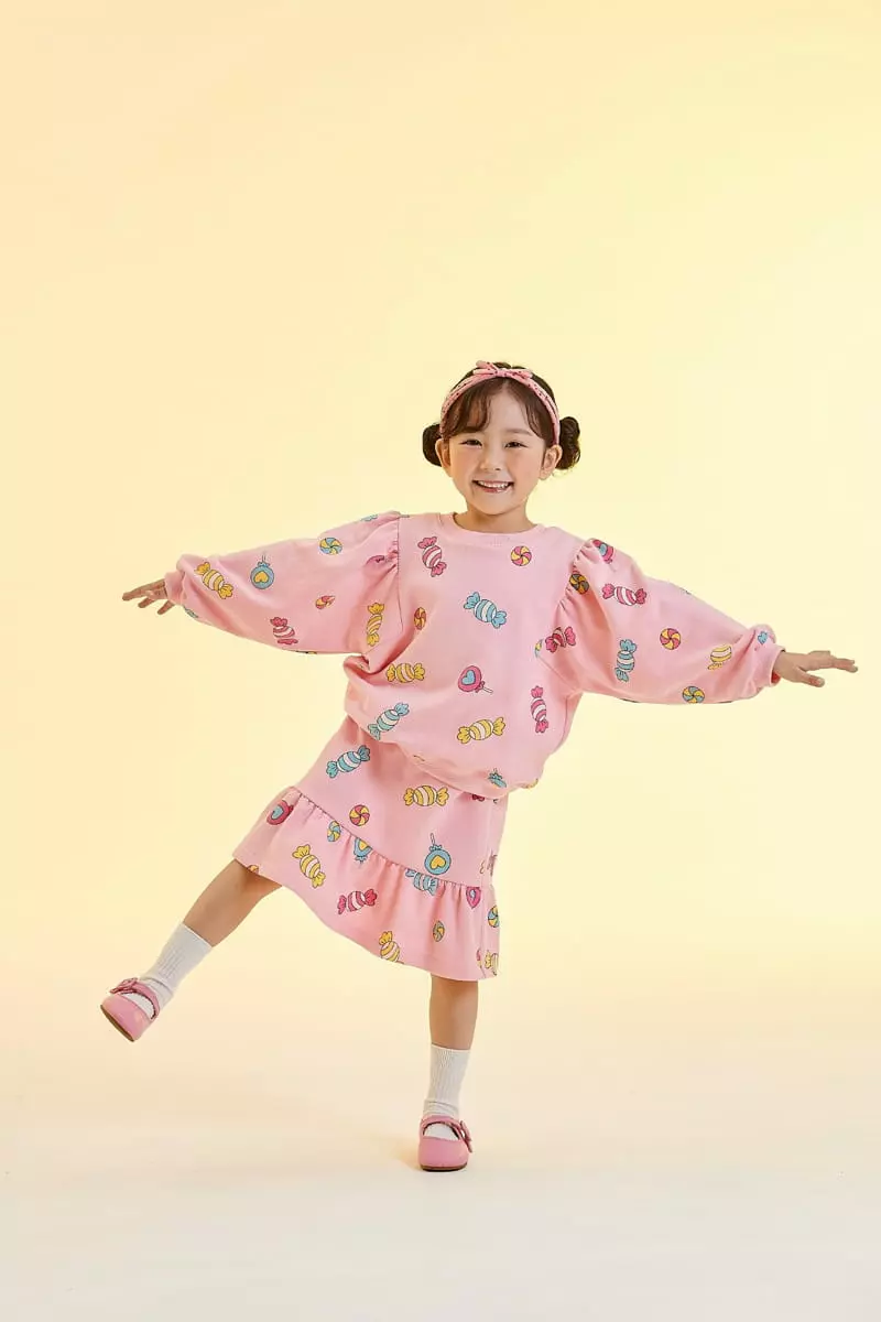 Kokoyarn - Korean Children Fashion - #kidzfashiontrend - Candy Girl Top Bottom Set - 11
