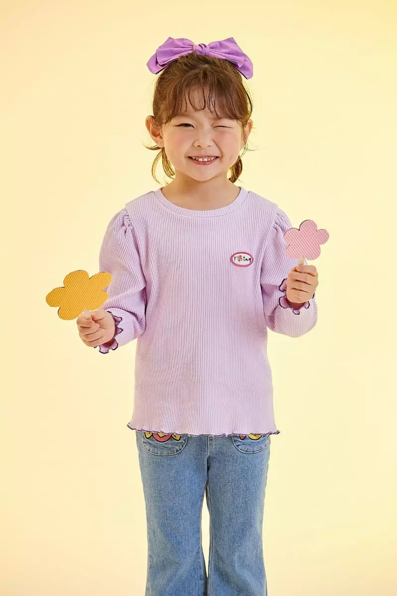 Kokoyarn - Korean Children Fashion - #kidsstore - Rib Puff Tee - 4