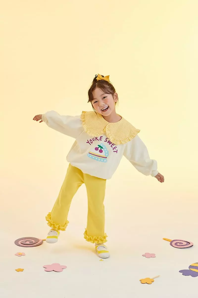 Kokoyarn - Korean Children Fashion - #littlefashionista - Romi Frill Bootscut Pants - 6