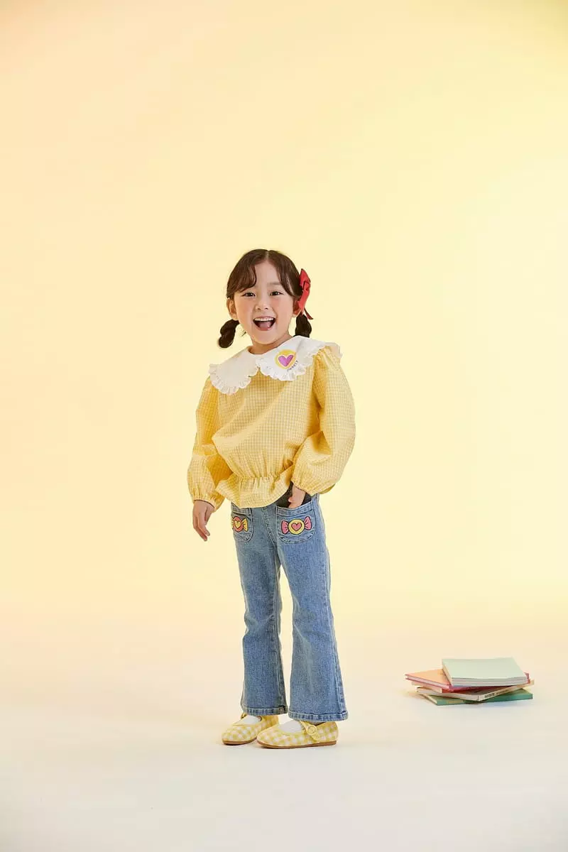 Kokoyarn - Korean Children Fashion - #littlefashionista - Check Frill Blouse - 11