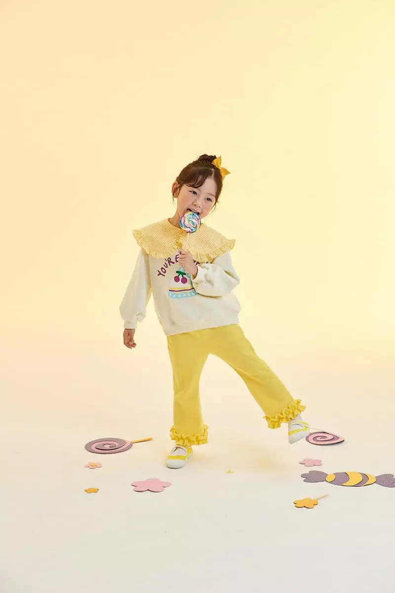 Kokoyarn - Korean Children Fashion - #magicofchildhood - Sweet Collar Sweatshirt - 11