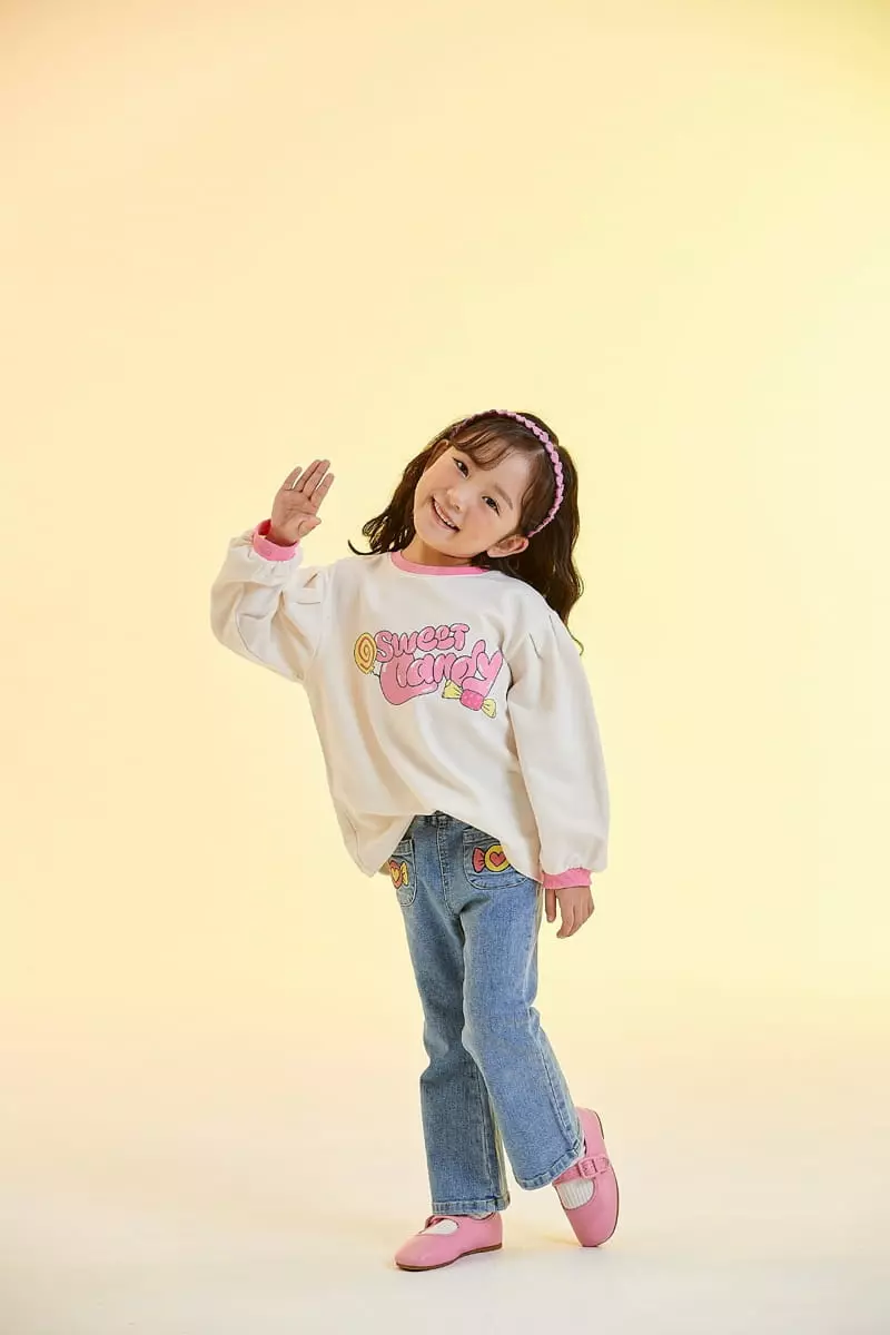 Kokoyarn - Korean Children Fashion - #minifashionista - Bella Heart Jeans - 5