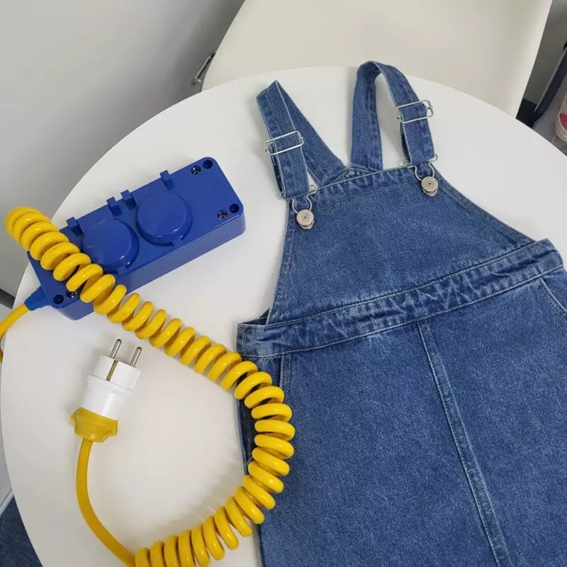 Kokoyarn - Korean Children Fashion - #minifashionista - Denim Dungarees One-piece - 9