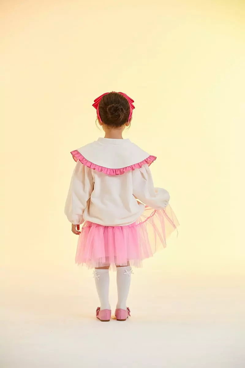 Kokoyarn - Korean Children Fashion - #prettylittlegirls - Collar Frill Cardigan - 11