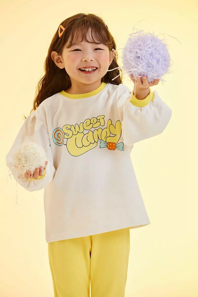 Kokoyarn - Korean Children Fashion - #toddlerclothing - Romi Candy Puff Tee - 9