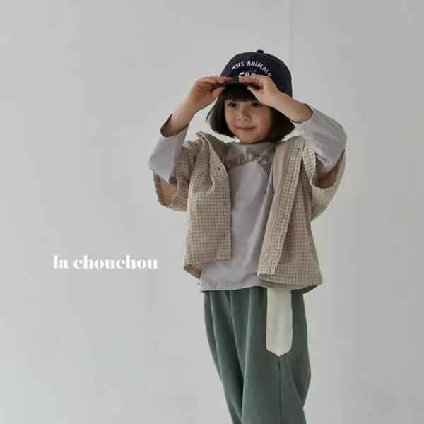 La Chouchou - Korean Children Fashion - #kidsshorts - Color Hoody Shirt - 6