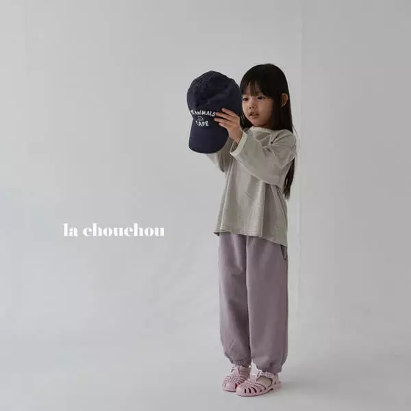 La Chouchou - Korean Children Fashion - #kidzfashiontrend - Color Stripes Long Tee - 7