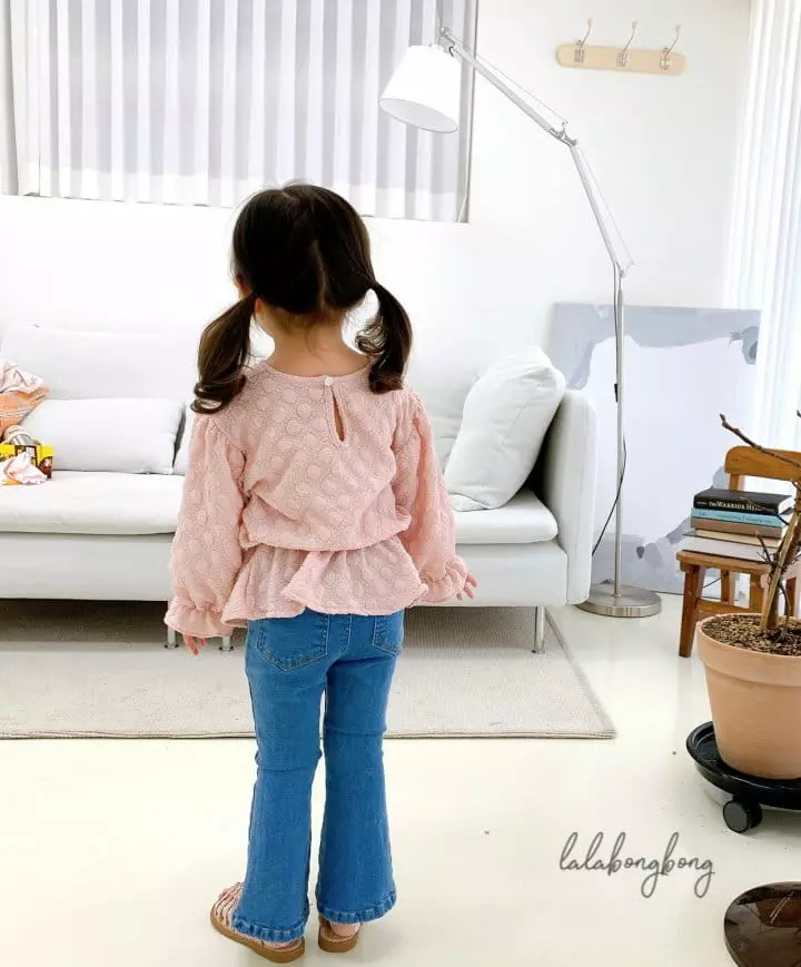 Lalabongbong - Korean Children Fashion - #Kfashion4kids - Pintuck Jeans - 6