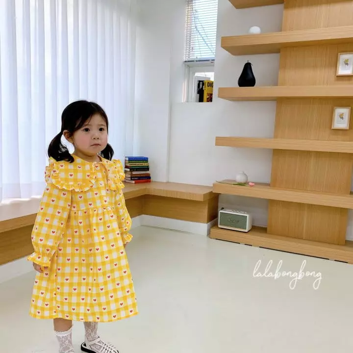 Lalabongbong - Korean Children Fashion - #Kfashion4kids - Love Me One-piece - 10